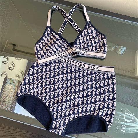 dior swimming suit|Dior high waisted bikini.